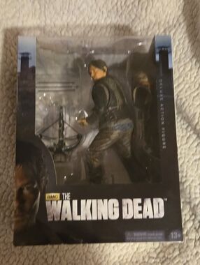 The Walking Dead Daryl Dixon Action Figure - Black & Brown